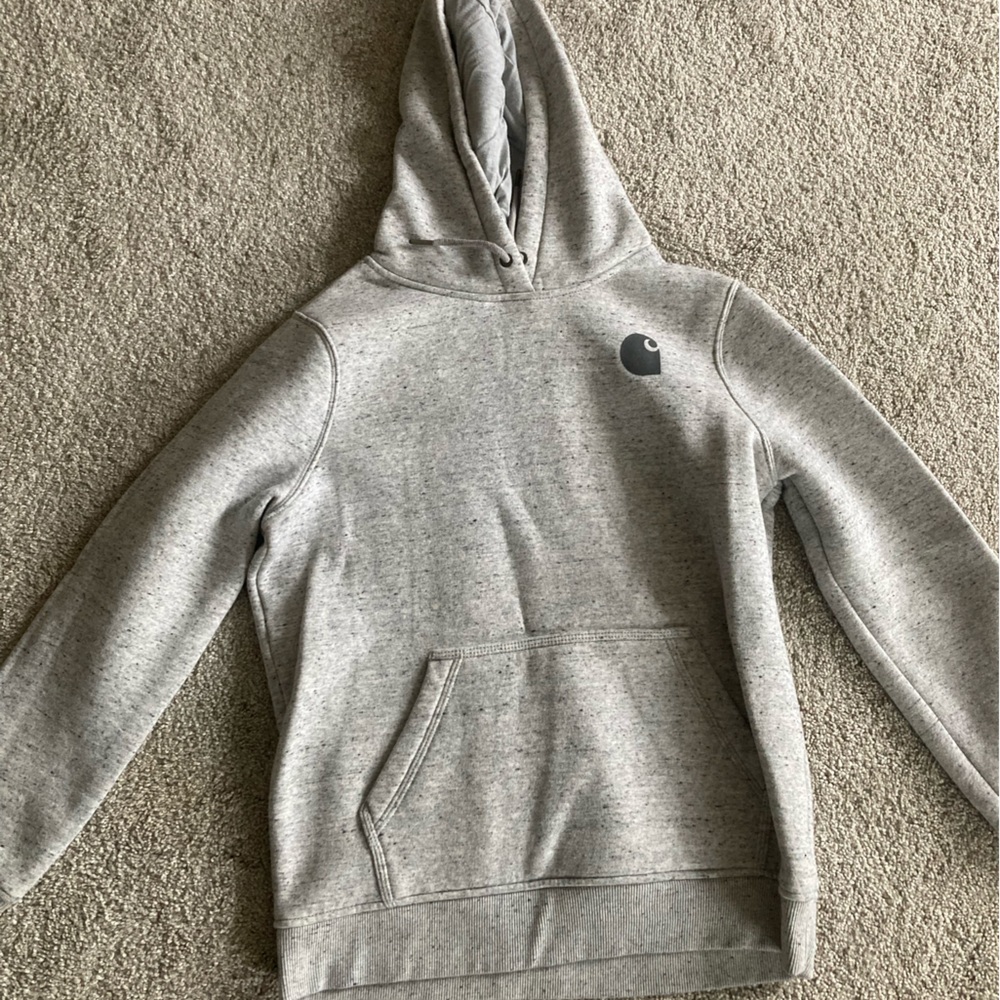 Grey carhartt hoodie
